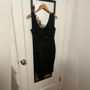 A.L.C. Green lamb skin leather dress 6